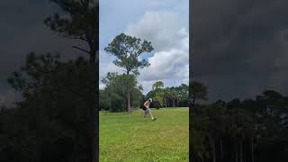 Okeeheelee park discgolfcourse discgolf whitetowhite layout hole 15 [upl. by Columbyne]