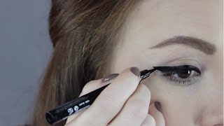 Kolay Eyeliner Nasil Cekilir Easy Tips for Applying Eyeliner  Aslı Özdel [upl. by Brandea334]