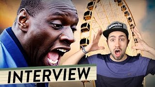 PLÖTZLICH PAPA Interview  Mit Omar SY im schnellsten Riesenrad der Welt gefangen [upl. by Louanna]