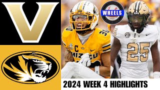 Vanderbilt vs 7 Missouri CRAZY  Full Game Highlights  2024 College Football Highlights [upl. by Selrhc853]