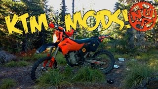 KTM Dual Sport Mods [upl. by Hcib342]