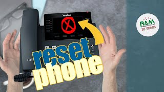 Is Your Yealink Phone Stuck Heres How You Reset Your Phone [upl. by Egidio]