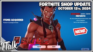 NEW MEPHISTO SKIN Fortnite Item Shop October 12th 2024 Fortnite Chapter 5 [upl. by Ardelle]