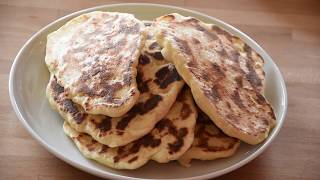 Naan Brot indisches Fladenbrot ganz einfach selber zubreiten [upl. by Sima]