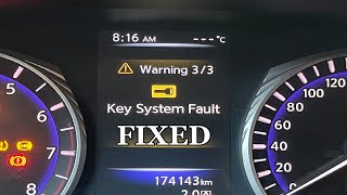 Infiniti q50 starting problem chassis control system Key system fault U0104 [upl. by Naoj]