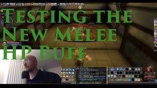 Testing the New Melee HP Buff Epic Defensive Fighting Toggle [upl. by Janelle]