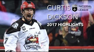 Curtis Dickson 2017 NLL Highlights [upl. by Akcinahs868]