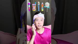 🍜🍧🍭ASMRPinkthemed Mukbang  Perfect for Sleepimmersive asmr asmrsounds [upl. by Dace]