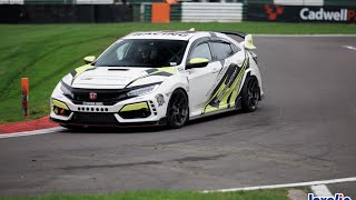 Honda Civic Type R FK8 Cadwell Park Track Day Quick Lap new PB 101124 [upl. by Mikeb]