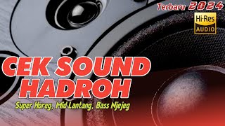 CEK SOUND HADROH SUPER HOREG MID LANTANG BASS NJEJEG Kalian Wajib Coba‼️ [upl. by Chuch]