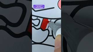 WATCH TILL THE END🤔🤔😳🤩 riddle coloringpages satisfyingvideo drawing puzzle sanrio [upl. by Isleana326]