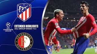 Atlético Madrid vs Feyenoord Extended Highlights  UCL Group Stage MD 2  CBS Sports Golazo [upl. by Kries]