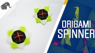 Origami  How To Make An Origami Spinner [upl. by Ynoyrb]