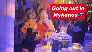 CLUBBING IN MYKONOS GREECE  TRAVEL VLOG [upl. by Drofnil]