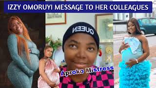 IZZY OMORUYI MESSAGE TO SHARON OKPAMEN ITOHAN AISOSA [upl. by Imotas729]