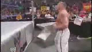 Brock Lesnar beats up John Cena [upl. by Casper]