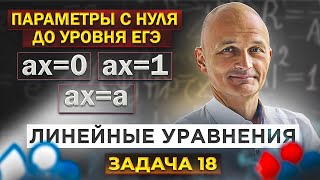 Параметры с нуля до уровня ЕГЭ Линейные уравнения Математик МГУ [upl. by Mauralia]