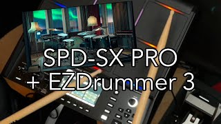 Roland SPDSX PRO  Toontracks EZDrummer 3  My Setup [upl. by Keli]