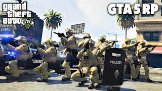 SEK im EINSATZ in GTA RP  GTA 5 Roleplay Online  Deutsch [upl. by Oakleil942]