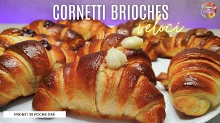 CROISSANT SFOGLIATI alla crema ricetta con SFOGLIATURA FACILE 🥐 [upl. by Corso772]