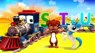 appMink Alphabet Train Part 3  Kids Learn ABCD  Alphabet Songs for kindergarten Children [upl. by Hephzibah559]