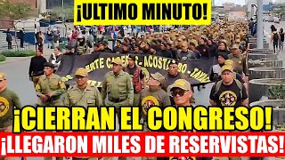 ÚLTIMO MINUTO MARCHA DE LIMA DE 1 MILLON DE RESERVISTAS CONTRA GOBIERNO DE DINA BOLUARTE y CONGRESO [upl. by Haikezeh294]