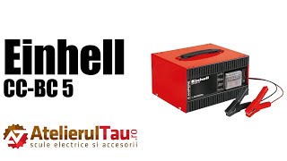 Einhell CCBC 5  Redresor auto  W 12 V 355 A  Prezentare completaampTest in sarcina [upl. by Janos]