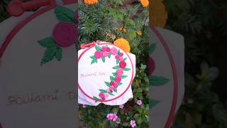 handkerchief degine idea💡🤔 mycrativity diy shortvideo craftdiy painting Poulami288 [upl. by Heyes83]