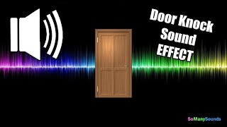 Door Knock Sound Effect NO COPYRIGHT FREE TO USE [upl. by Itsrik]