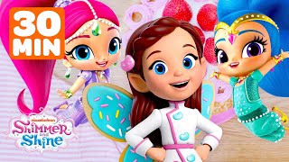 Butterbeans DIY Bakes  Shimmer amp Shine Dress Up  30 Minute Compilation  Shimmer and Shine [upl. by Noel510]