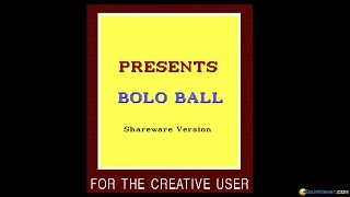 Bolo Ball gameplay PC Game 1992 [upl. by Ariat602]