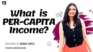 013 What is PER CAPITA INCOME economics by Surbhi Gupta trending [upl. by Setarcos454]