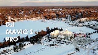 Gravenhurst Winter  Flying with the DJI Mavic 2 Pro [upl. by Pillihp]