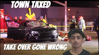 Halloween TakeOver Gone Wrong With Two People Run OverCar Gets Town Taxed [upl. by Akemit]