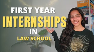 Where should I intern in the first year of Law School  Places to intern in first year  Ananta Vyas [upl. by Idelia]