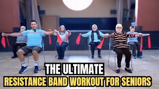 Best Resistance Band Workouts for Seniors to Build Strength Low Impact Easy to Follow [upl. by Ylsel]