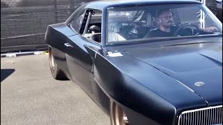 Fast and Furious F9 mid engine ‘68 Dodge Charger  incredible monster [upl. by Amliv]