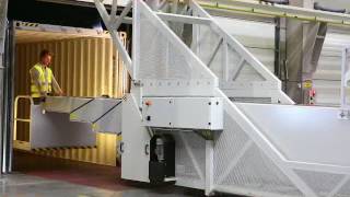 VIDEO 33 boom conveyor from Caljan [upl. by Ydennek838]