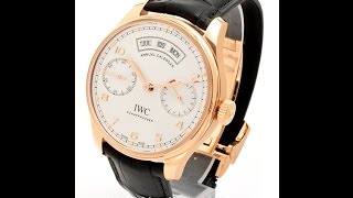 IWC Portugieser Jahreskalender Ref IW503504 7795 [upl. by Adnolohs]