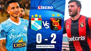 SPORTING CRISTAL 02 MELGAR  SEMIFINAL DE LA LIGA 1 [upl. by Alene]