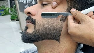 BEST 👍 BEARD 🔥 STYLES FOR MEN  BEARD BARBER STYLE  Dari Cutting Style 3023 [upl. by Arreip]