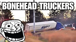 SWIFT CAUGHT ON CAMERA  Bonehead Truckers of the Week [upl. by Correy262]