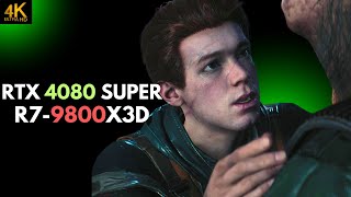 Star Wars Jedi Fallen Order  RTX 4080 Super  Ryzen 7 9800X3D  4K Epic Settings [upl. by Macdonald]