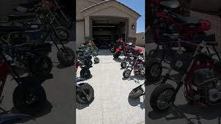 32 minibikes minibike minibiker minibikeracing dirtbike minimotorbike [upl. by Wilkey]