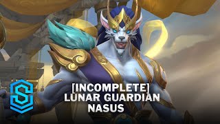 OUTDATED Lunar Guardian Nasus Wild Rift Skin Spotlight [upl. by Clyde]