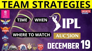 LIVE IPL AUCTION 2024  MI और GT के बीच होने वाला है कुछ बड़ा TEAMS की STRATEGIES को लेकर बड़ी UPDATE [upl. by Harvie]