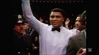 Muhammad Ali makes his presence felt at WrestleMania I [upl. by Yrollam]