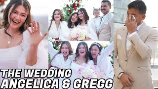 UNSEEN FOOTAGE THE WEDDING OF ANGELICA PANGANIBAN amp GREGG HOMAN  KASAL Ni ANGELICA PANGANIBAN 💒 [upl. by Paff]