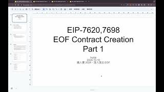 EIP76207698 EOF Contract Creation  Part 1  Day 26 [upl. by Hosea]