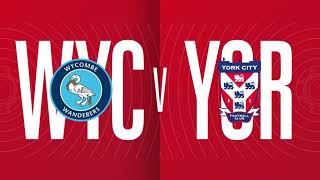 Wycombe Wanderers v York City Saturday 2nd November 2024 BBC Radio York Commentary [upl. by Neroc]